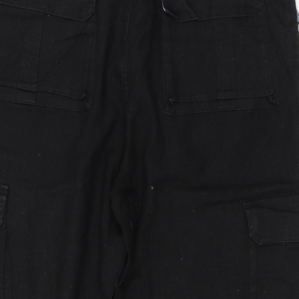 Womens UK Size 38 in Dunnes Stores Regular Fit Cargo Black Trousers