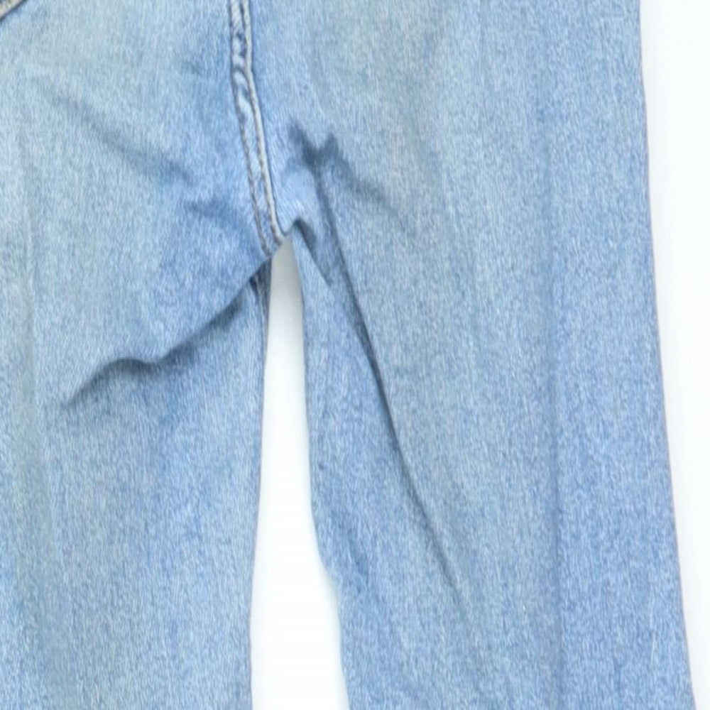 New Look Womens Blue Cotton Skinny Jeans Size 8 L24 in Regular Zip