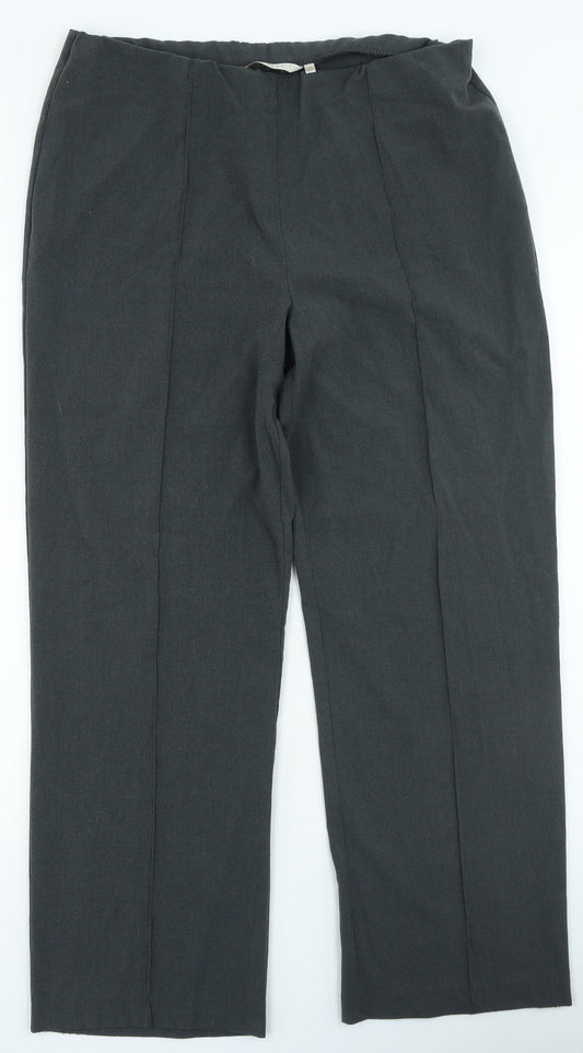 Womens UK Size 14 Epilogue Regular Fit Grey Trousers