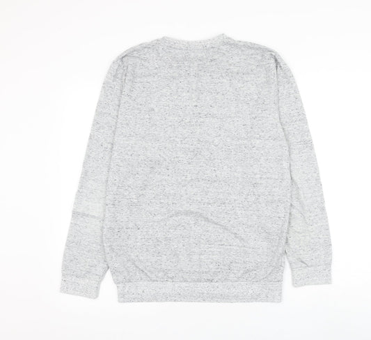 Primark Mens Grey Polyester Pullover Sweatshirt Size M