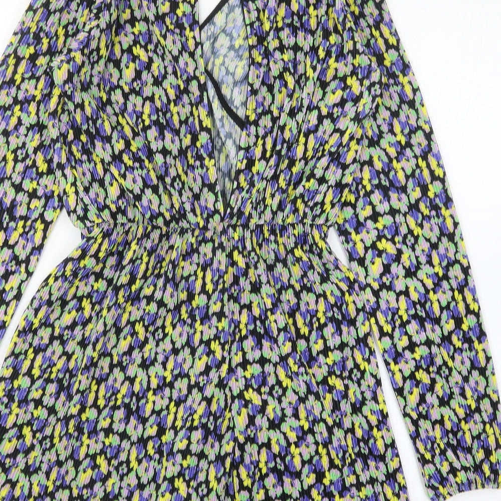 Womens UK Size 4 ASOS One-Piece Multicoloured Playsuit