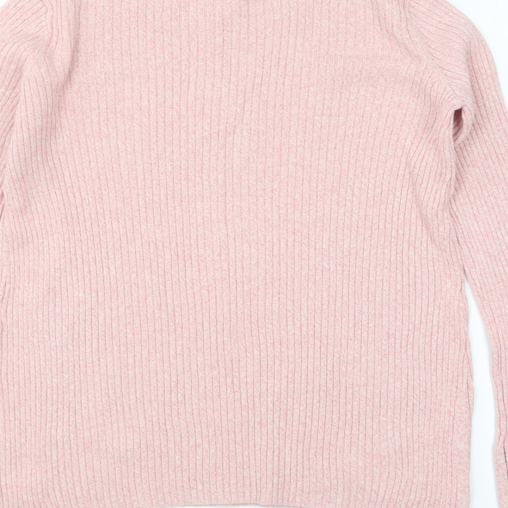 Womens UK Size XS H&M Pink Pullover Jumper