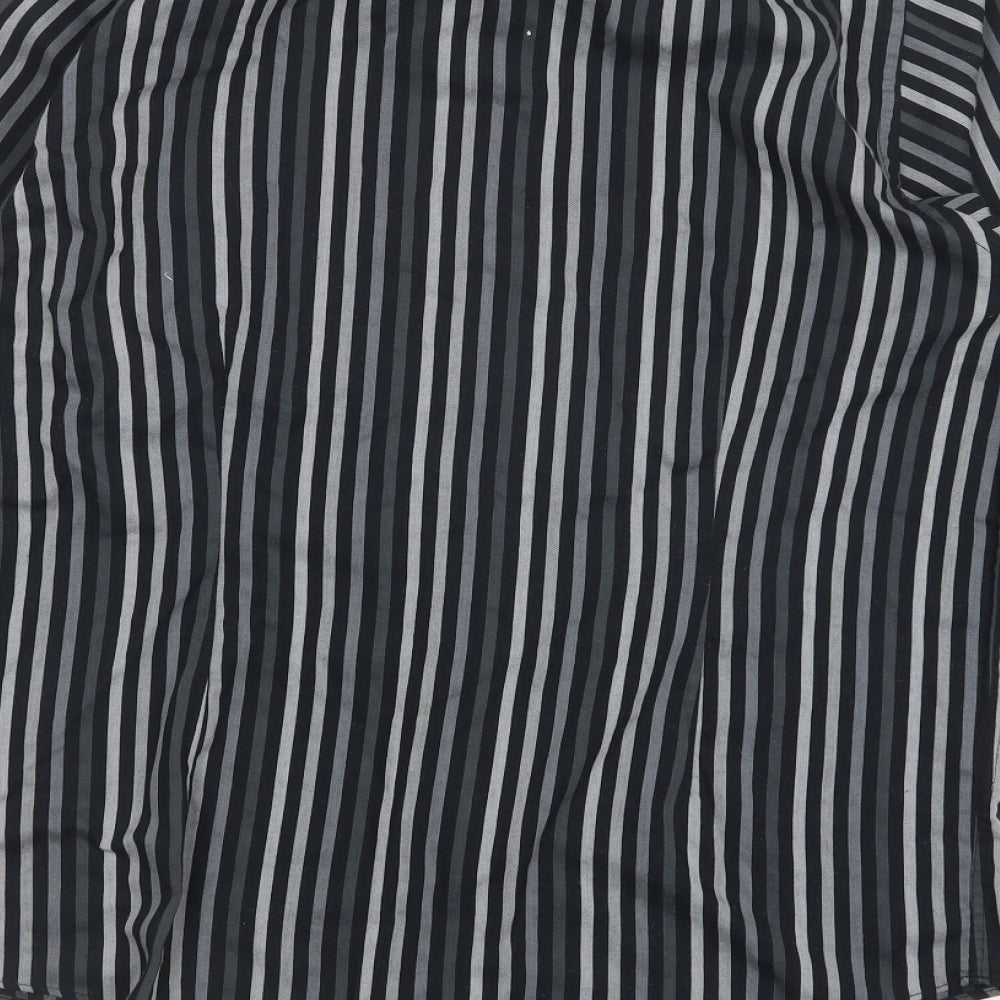 Mens UK Size S Cedar Wood State Grey Button-Up Long Sleeve Casual Shirt