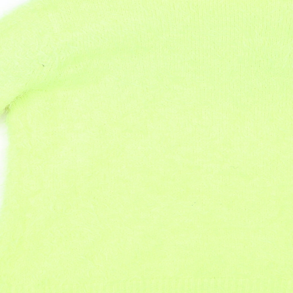 C&A Womens Green Crew Neck Polyester Pullover Jumper Size 10 - Unicorn