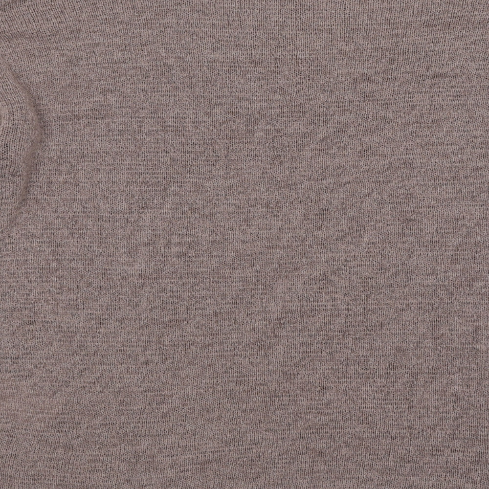 Womens UK Size S Divided by H&M Brown Pullover Jumper