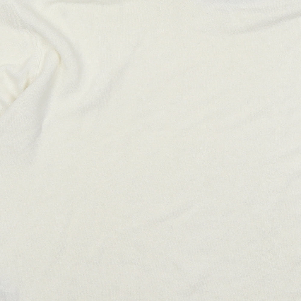 Womens UK Size M NEXT Ivory Pullover Jumper