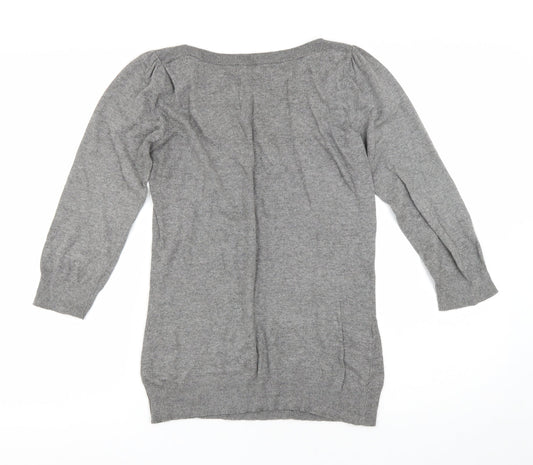 Womens UK Size 8 NEXT Grey Pullover Jumper