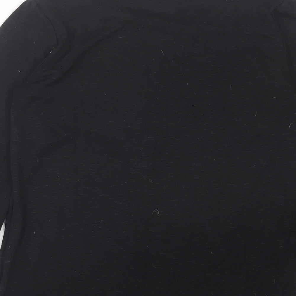 Womens UK Size 8 Papaya Black Pullover Jumper