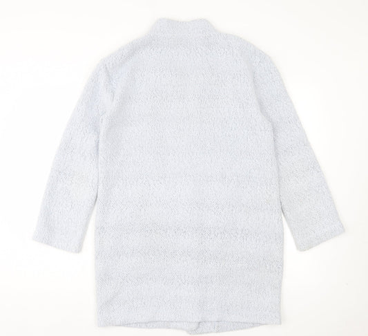 George Womens Blue V-Neck Polyester Cardigan Jumper Size 10