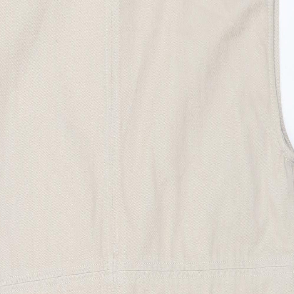 Womens UK Size XS Noisy may Beige Gilet