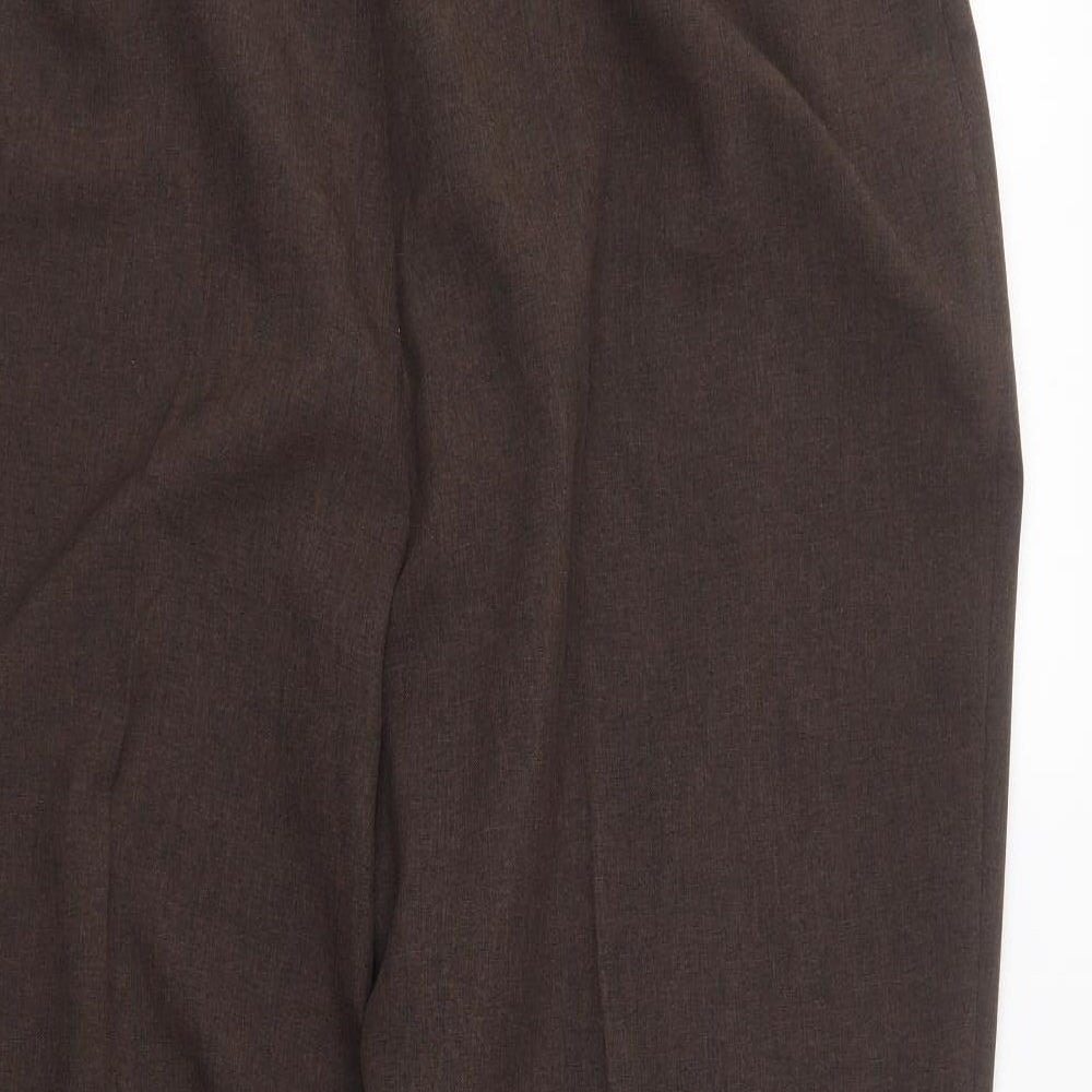 Womens UK Size 18 Berkertex Regular Fit Brown Trousers