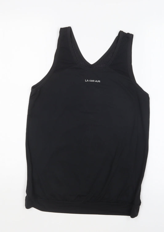 Womens UK Size 8 LA Gear Black Tank