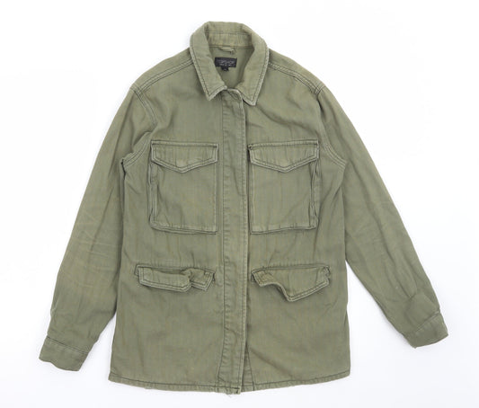 Womens UK Size 6 Topshop Green Jacket