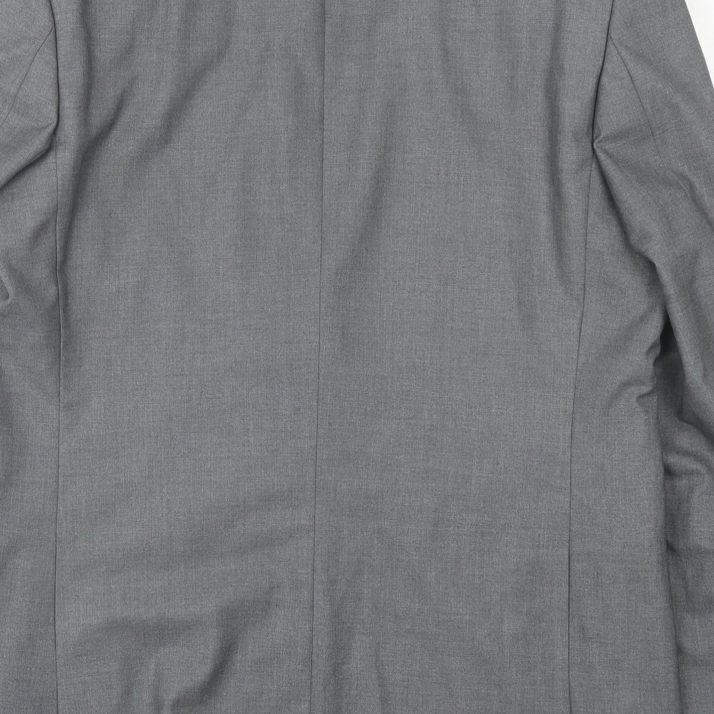Mens UK Size 42 Occasions Regular Grey Suit Jacket