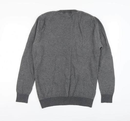 Primark Mens Grey Cotton Pullover Sweatshirt Size M
