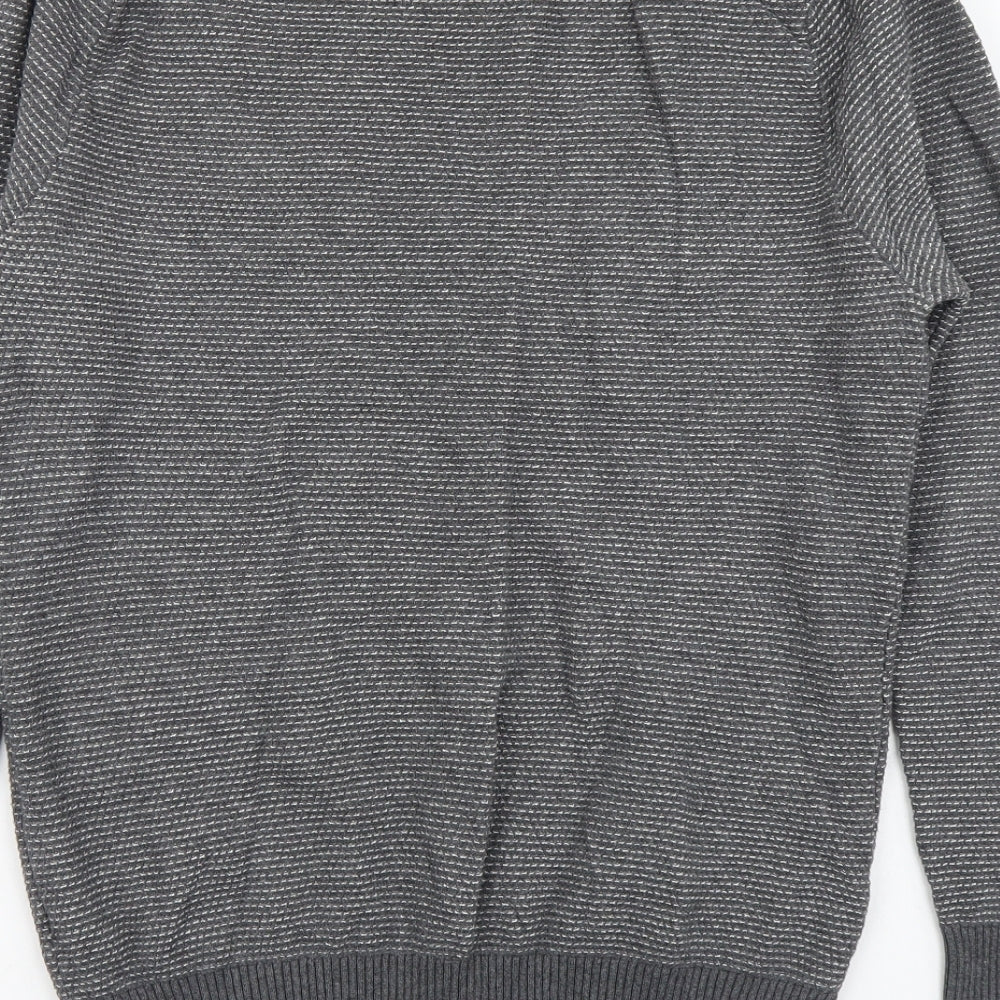 Primark Mens Grey Cotton Pullover Sweatshirt Size M
