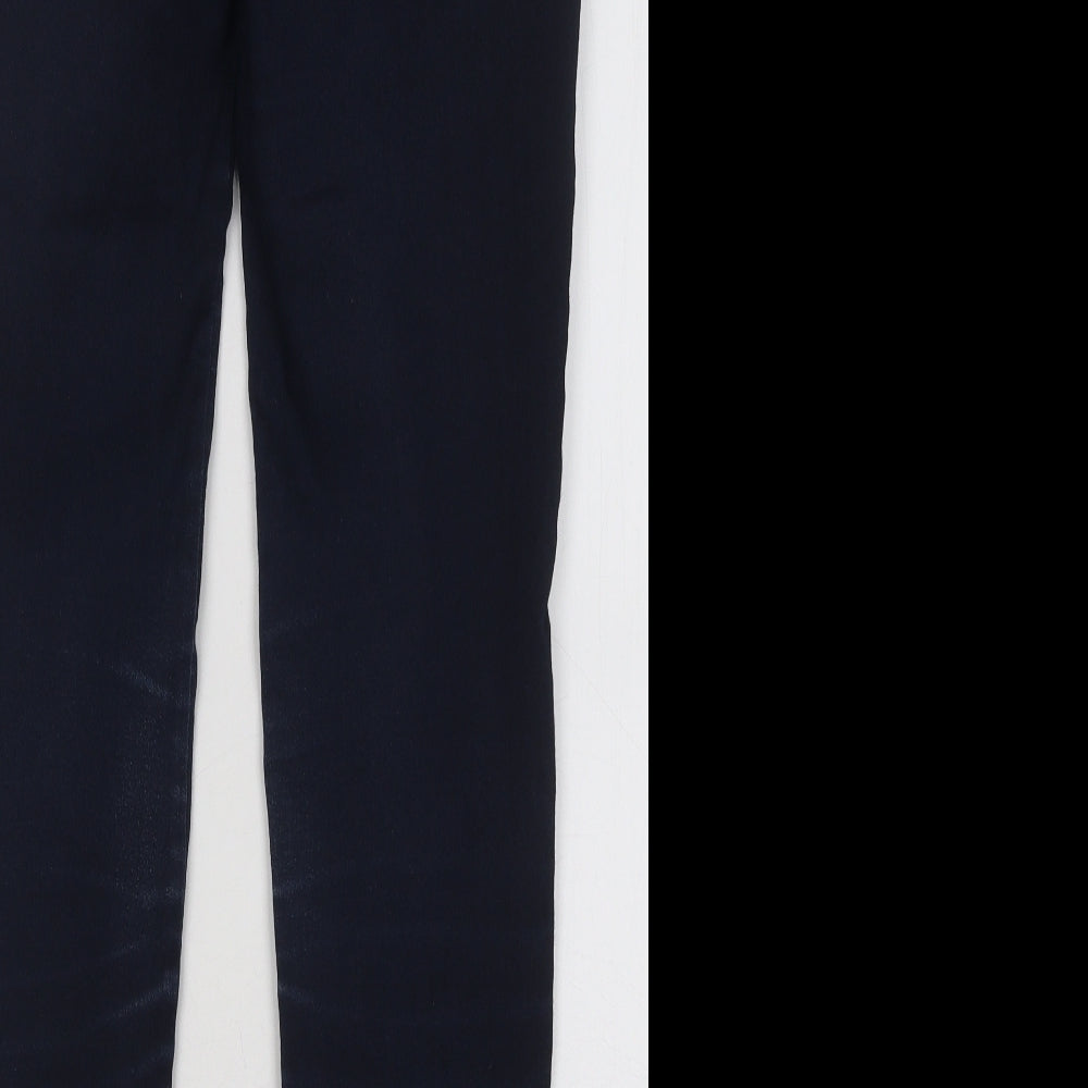 Womens UK Size 10 Blue 73 Regular Fit Skinny Blue Jeans