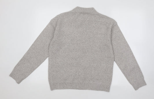 Womens UK Size 10 Studio Grey Pullover Jumper