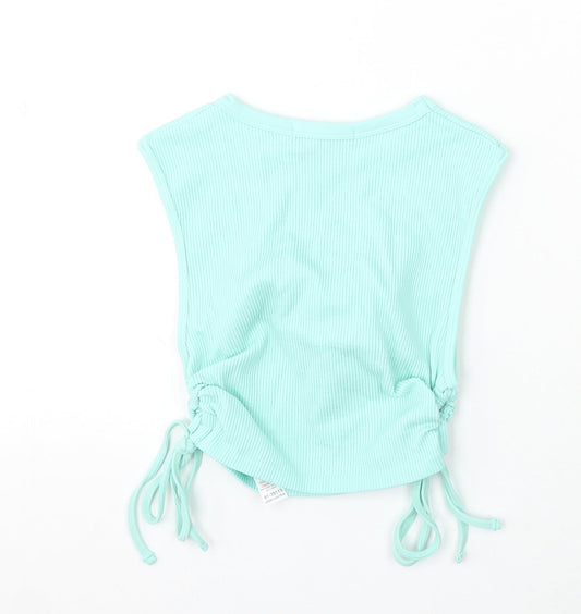 Womens UK Size XS Dunnes Stores Blue Tank