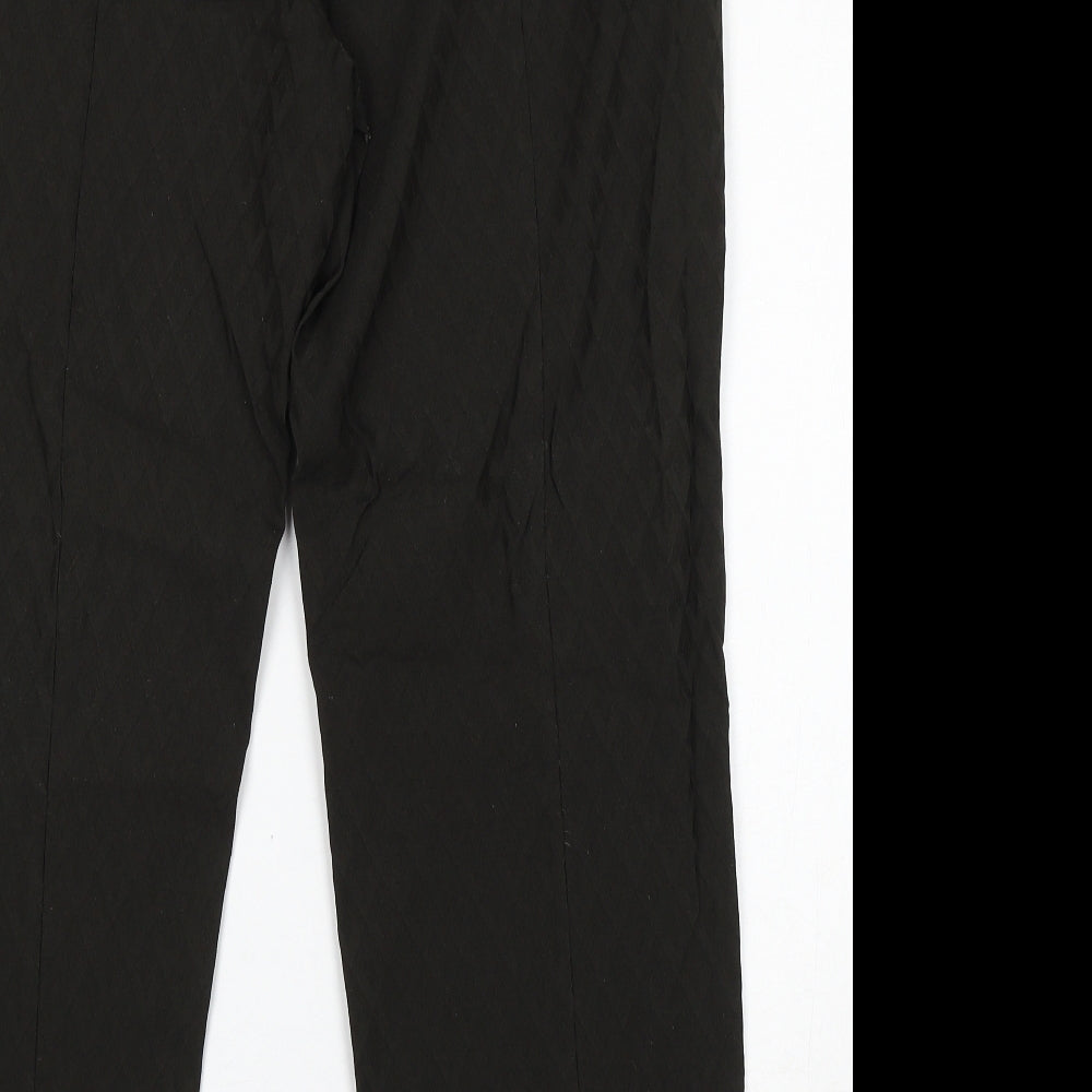 Womens UK Size 40 in Gerard Regular Fit Black Trousers