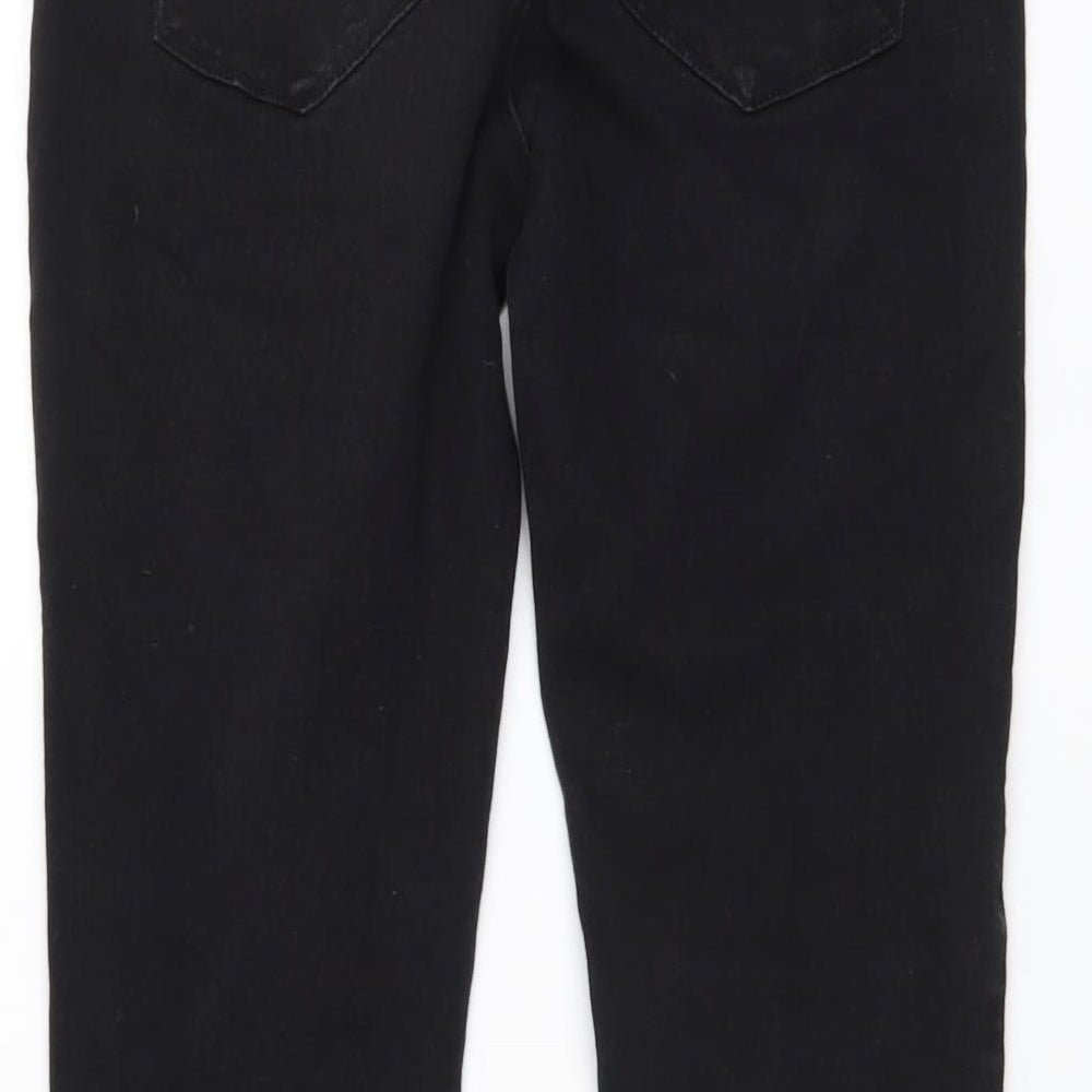 Only Womens Black Cotton Skinny Jeans Size M L28 in Regular Button