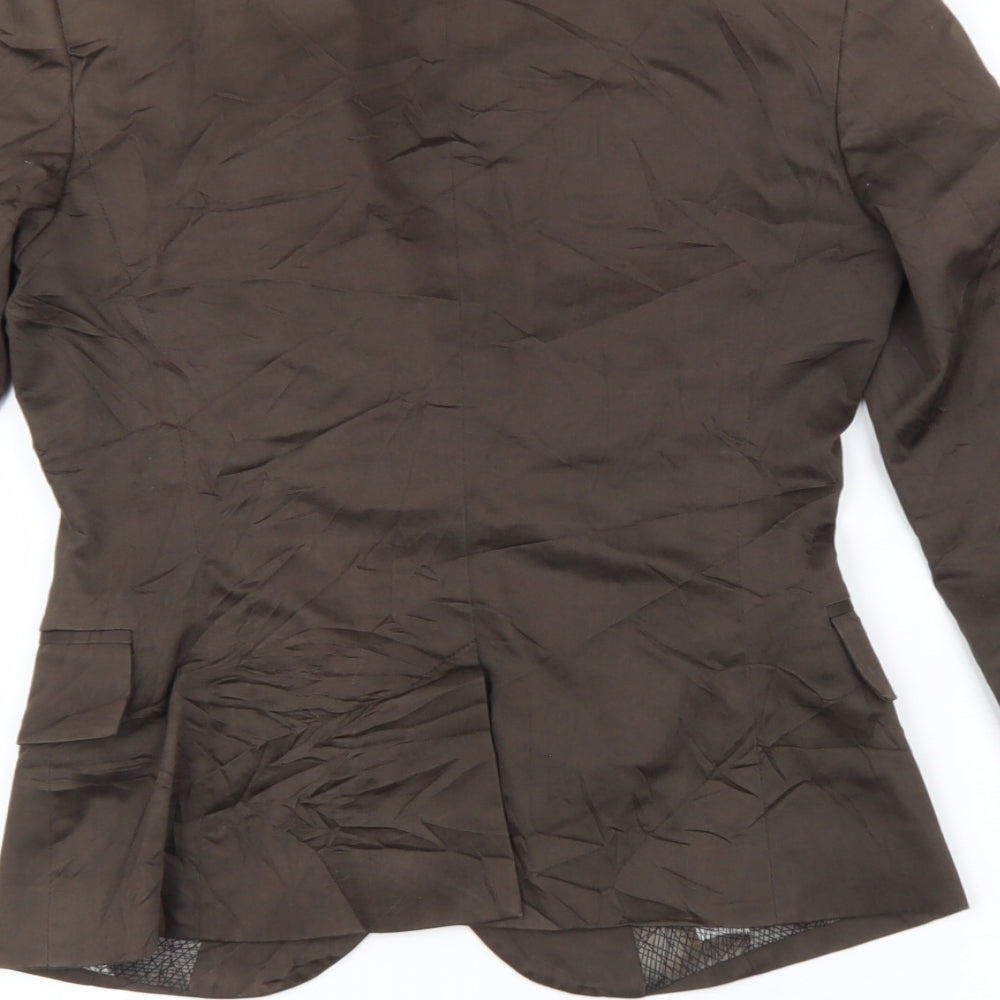Womens UK Size S Sisley Brown Jacket