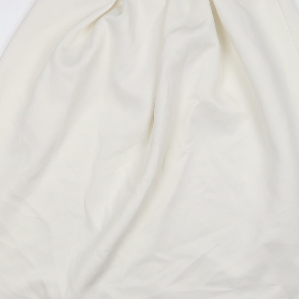 Womens UK Size 12 Preworn Pleated Jersey Skirt
