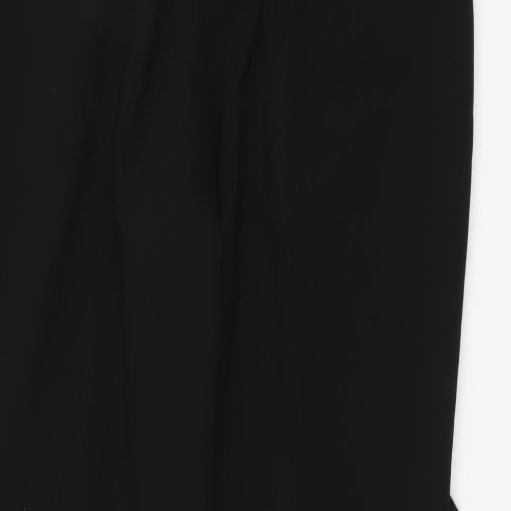 Womens UK Size 12 Dorothy Perkins Regular Fit Chino Black Trousers