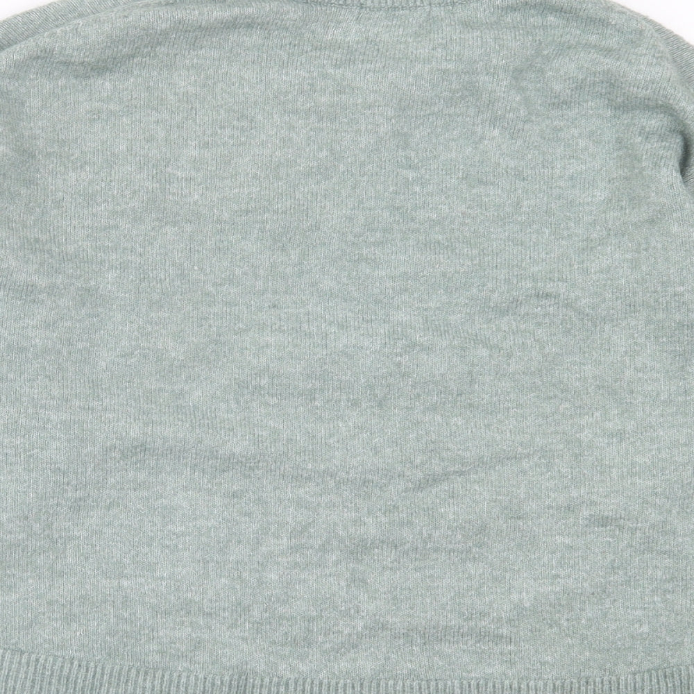 Womens UK Size S H&M Green Pullover Jumper