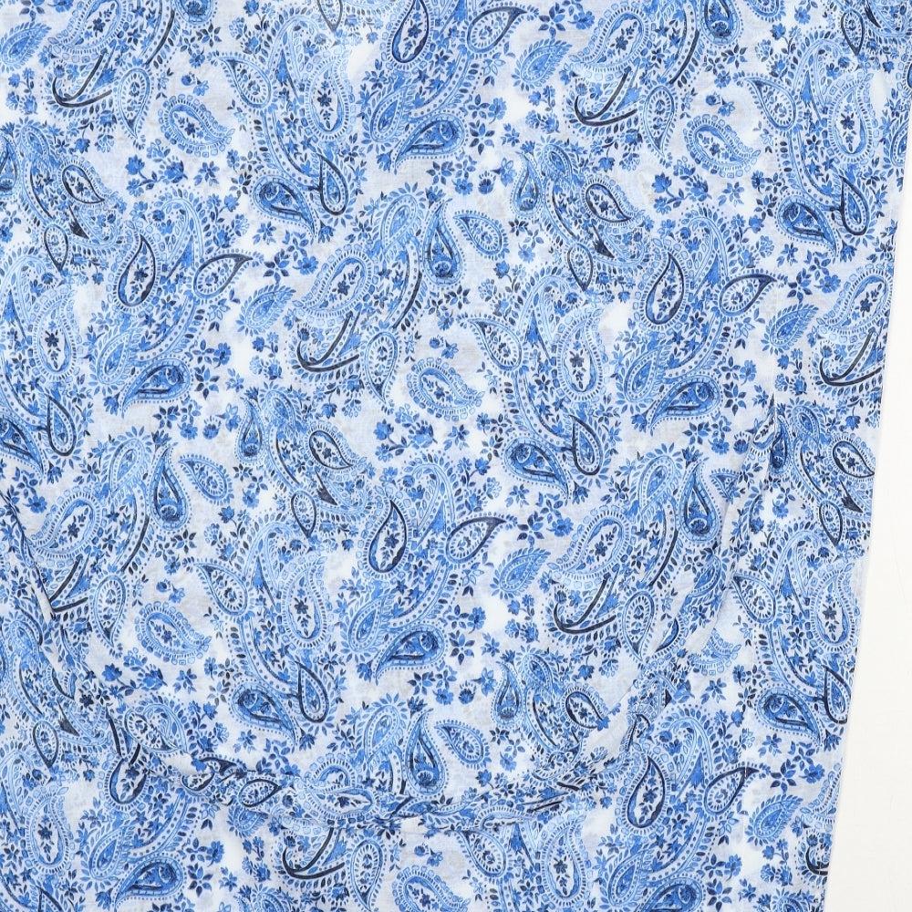 Womens UK Size M H&M Blue Basic Blouse