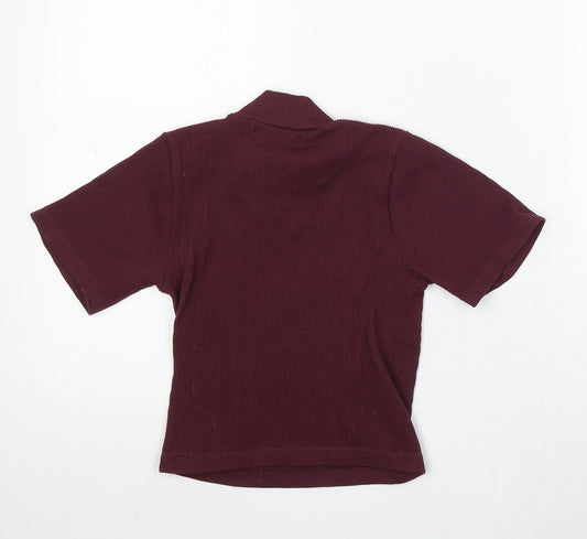 Womens UK Size XS Dunnes Stores Purple Pullover Jumper