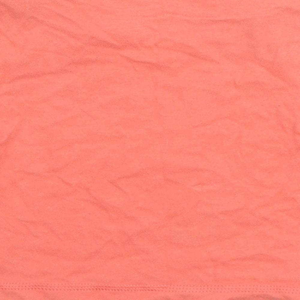 Blue Zoo Girls Pink 100% Cotton Basic T-Shirt Size 6-9 Months Round Neck Snap - Princess