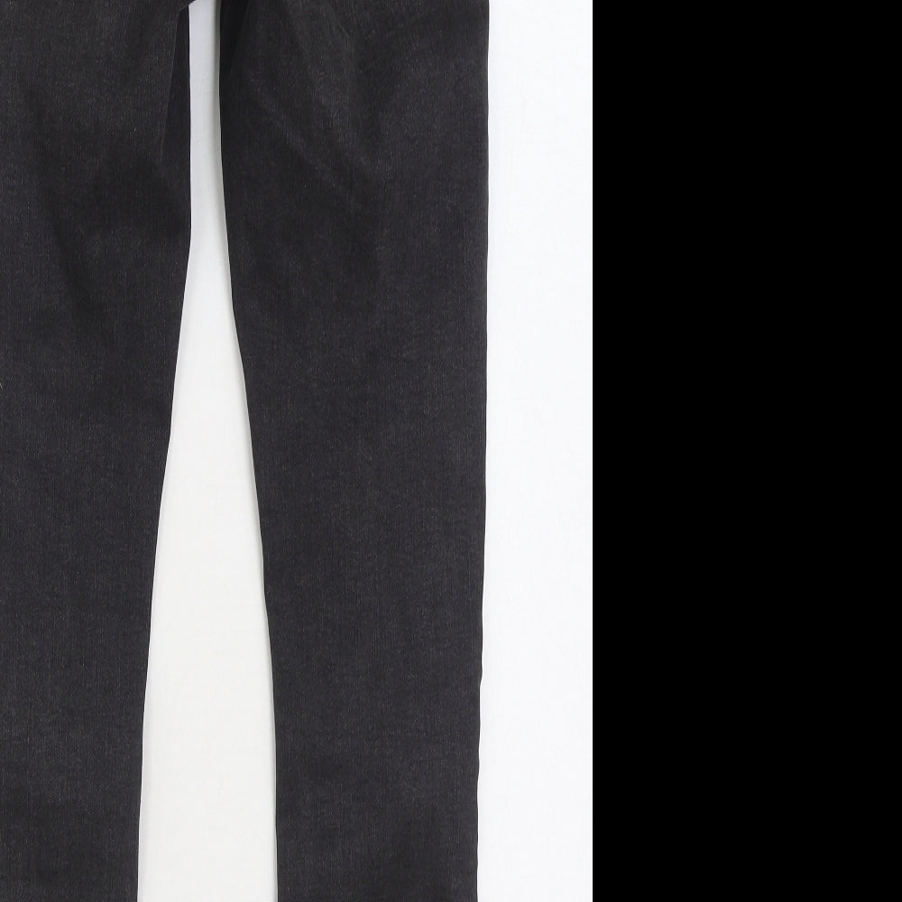 Denim & Co. Womens Black Cotton Skinny Jeans Size 10 L30 in Regular Zip