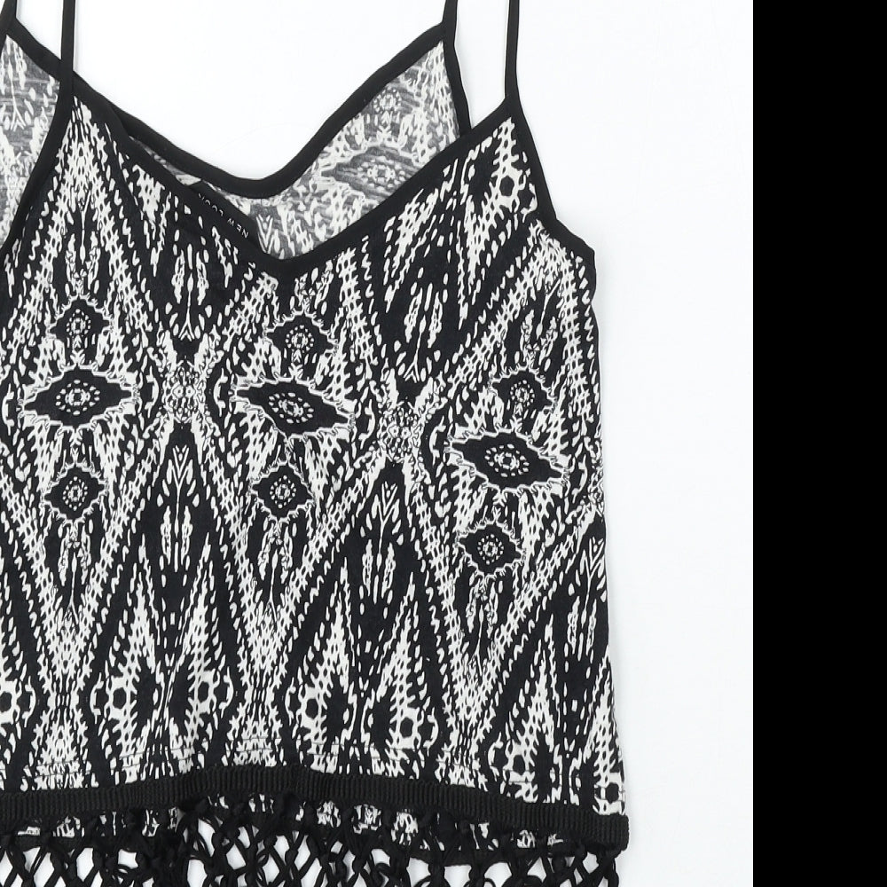 Womens UK Size 12 New Look Black Basic Tank