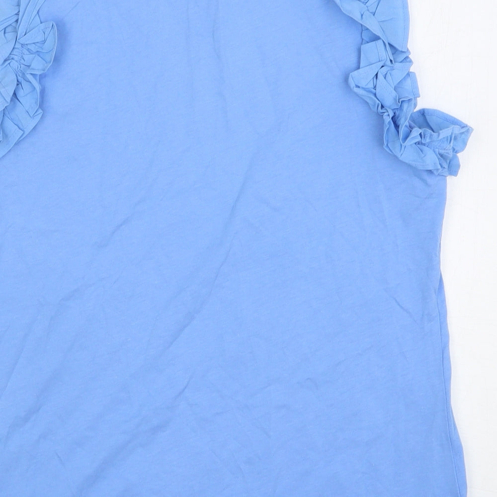 Womens UK Size L Savida Blue Basic Tank