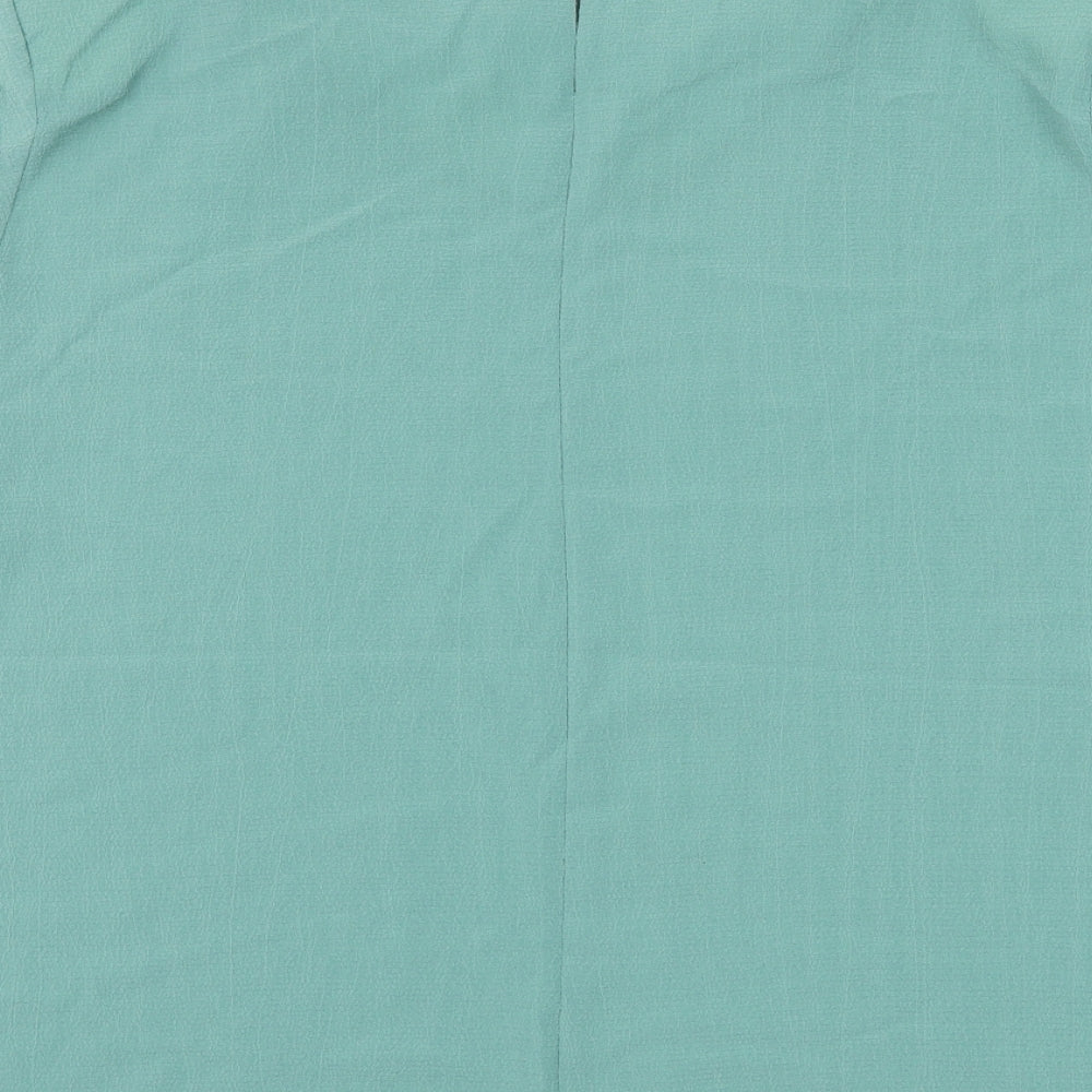 Womens UK Size 24 Preworn Green Basic Blouse