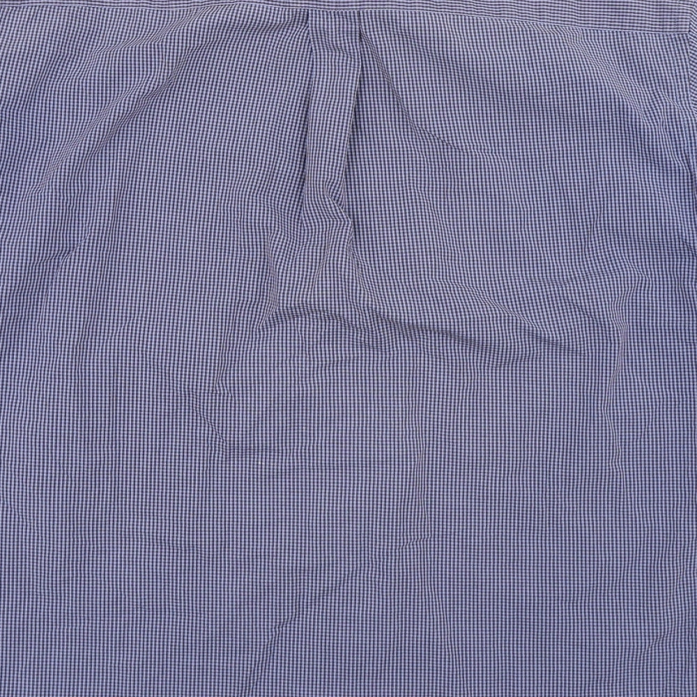 Mens UK Size M Blue Harbour Blue Button-Up Short Sleeve Casual Shirt