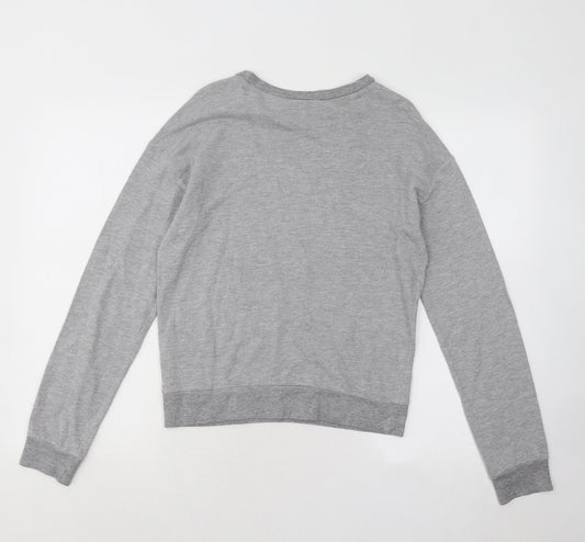 Womens UK Size XS Divided by H&M Grey Pullover Sweatshirt
