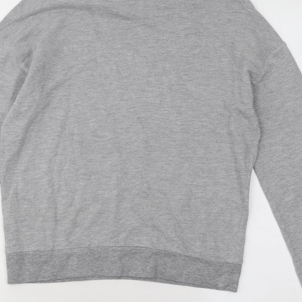 Womens UK Size XS Divided by H&M Grey Pullover Sweatshirt