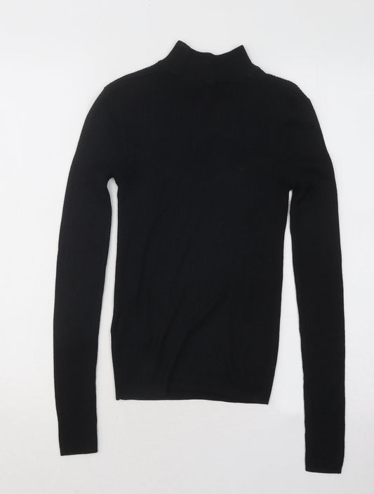 Womens UK Size XS Divided by H&M Black Pullover Jumper