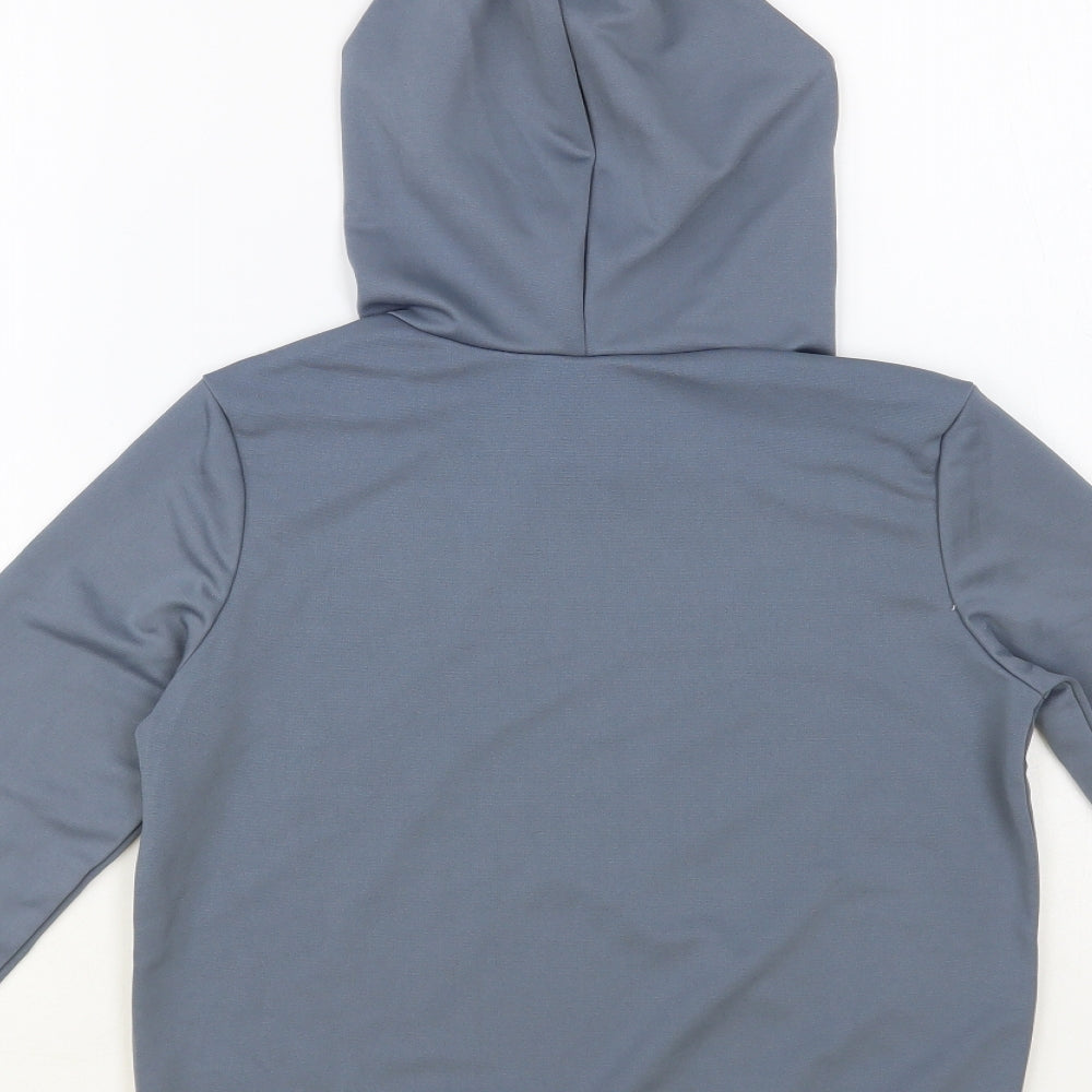 SheIn Girls Grey Polyester Pullover Hoodie Size 8 Years Pullover - Los Angeles California