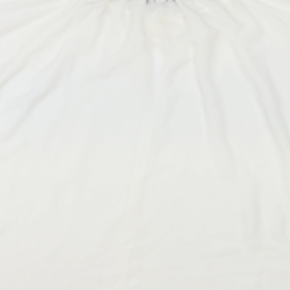 Womens UK Size XL Envy White Basic Blouse