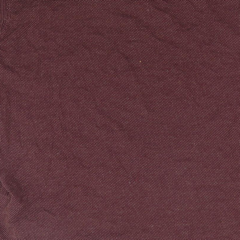 TU Mens Red Geometric Cotton T-Shirt Size 2XL Round Neck