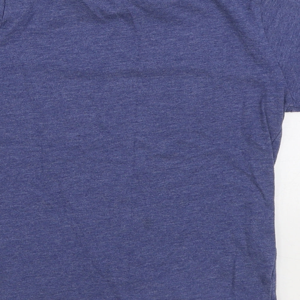 Rebel Boys Blue 100% Cotton Basic T-Shirt Size 4-5 Years Round Neck Pullover - Minions