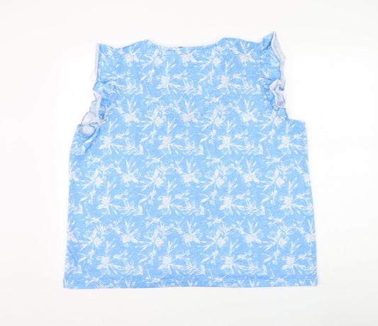 Womens UK Size XL Dunnes Stores Blue Basic T-Shirt