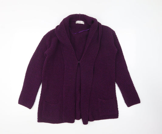 Womens UK Size S Dunnes Stores Purple Cardigan Jumper