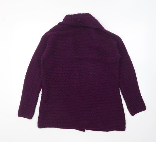 Womens UK Size S Dunnes Stores Purple Cardigan Jumper