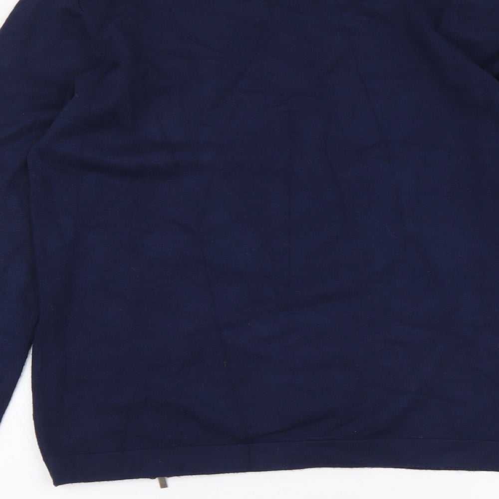 Womens UK Size 8 Preworn Blue Pullover Jumper