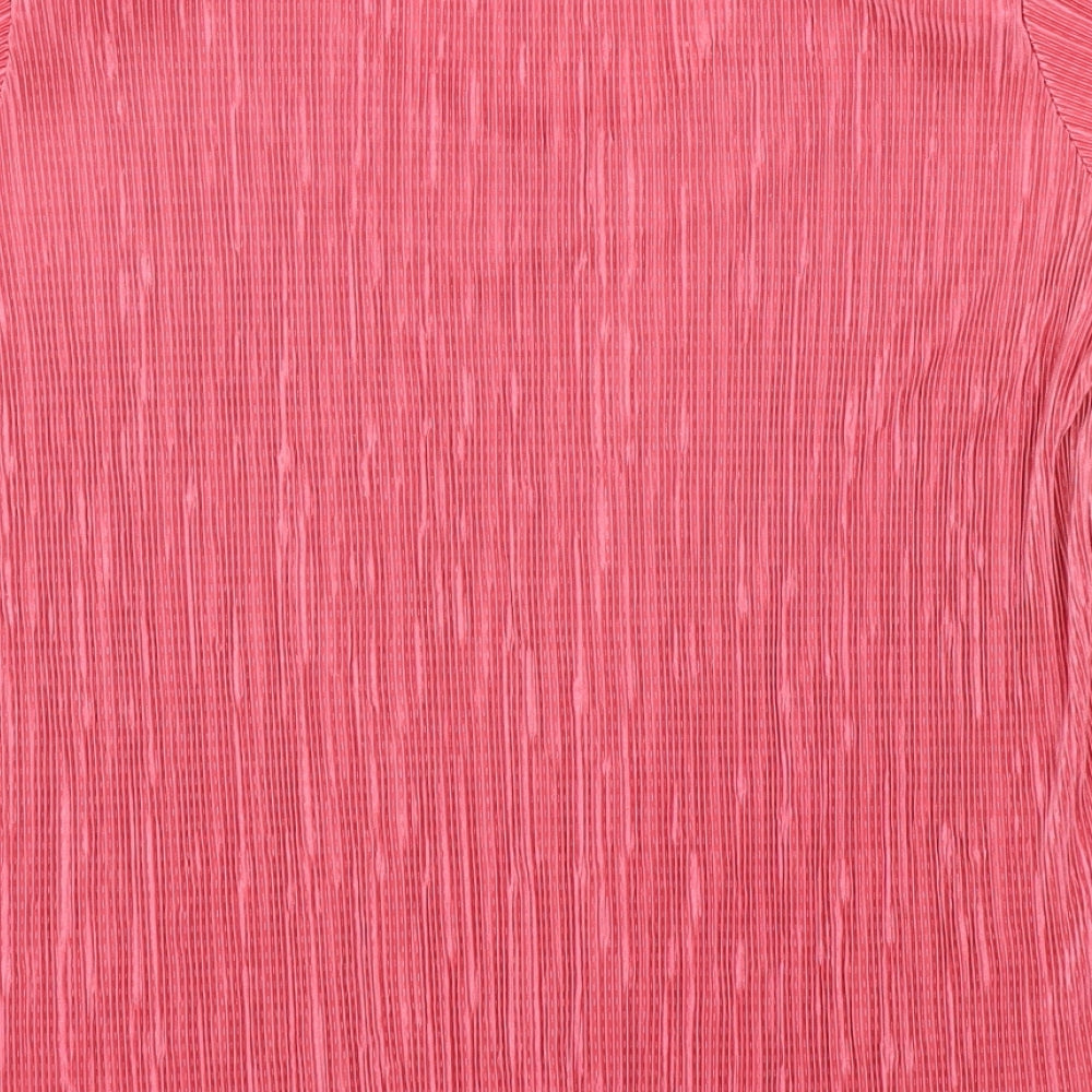 Womens UK Size M Forever Pink Basic T-Shirt