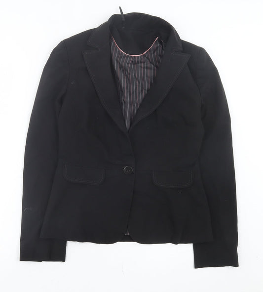 Womens UK Size 10 Dorothy Perkins Black Jacket